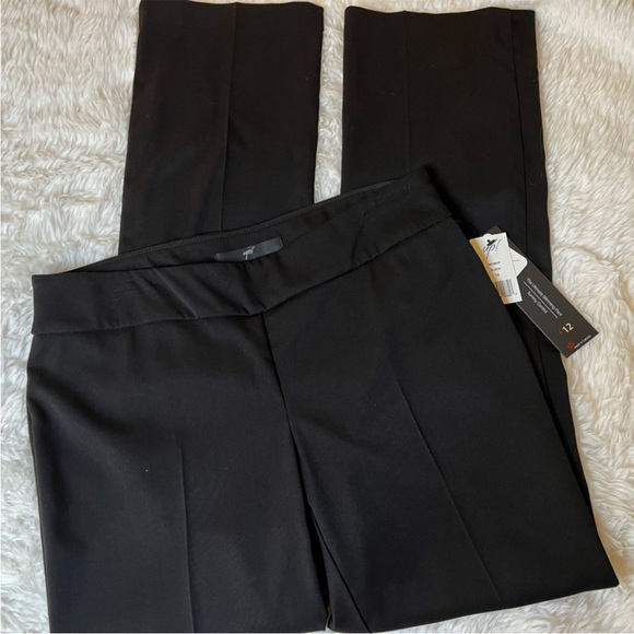 UP! NWT Stretch Crepe Pants Black, Size 4 - Picture 4 of 9